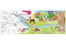 Giant Coloring Mural: The Forest - Coloring Supports 38000 - 10doigts.fr