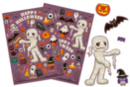 Halloween Mummy Stickers - 1 set (171 stickers) - Halloween Stickers - 10doigts.fr