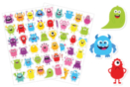 Funny Monster Stickers - 1 Set (2 Sheets) - Story Stickers and Decorations - 10doigts.fr
