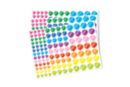 Metallic Round Stickers - 1 set (348 stickers) - Round Stickers 17021 - 10doigts.fr