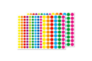 Bright Round Stickers - 1 set (324 stickers) - Assorted Shapes Stickers - 10doigts.fr