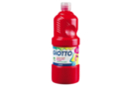 Gouache GIOTTO 1 litre Rouge écarlate (vrai rouge) - Liquid gouache paint: bright colors that wash away with water 12673 - 10doigts.fr