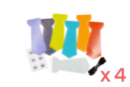 Tie Candy Bags Kit - 24 Pieces - Father's Day Activity Kits 52061 - 10doigts.fr