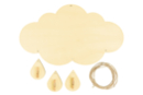 Kit portafotos nube - Actividades creativas en madera - 10doigts.fr