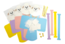 Sheep Basket Kits - 4 Pieces - Easter Baskets - 10doigts.fr