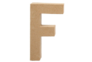 Cardboard Papier Mâché Letter: F - Cardboard Letters 27705 - 10doigts.fr