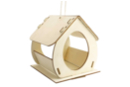 Wooden House Birdhouse to Assemble - Wooden Birdhouses and Feeders 52306 - 10doigts.fr