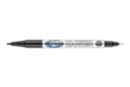 Black permanent marker double-ended - extra fine / fine - Permanent Markers - 10doigts.fr