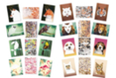Maxi lot de 8 tableaux gommettes au numéro  - Kits creativos gomets 59721 - 10doigts.fr