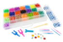 Mega caja de pulseras elásticas Loom + telar & accesorios - Pulseras de hilos elásticos 57477 - 10doigts.fr