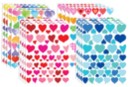 Mega pack of heart stickers - 16 sheets - Heart Stickers 18172 - 10doigts.fr