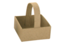 Square papier mâché basket - Easter Baskets 12017 - 10doigts.fr
