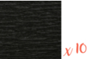 Black crepe paper 2 m x 50 cm - Pack of 10 sheets - Crepe Paper 06039 - 10doigts.fr