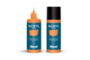 Peinture acrylique mate 80 ml - Orange - Matte Acrylic Paint 08694 - 10doigts.fr