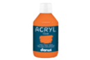 Matte Acrylic Paint 250 ml - Orange - Matte Acrylic Paint 07961 - 10doigts.fr