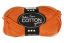 Madeja extra calidad 100% algodón - naranja - Hilo para tejer - 10doigts.fr