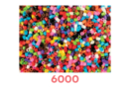 Abalorios para planchar opacos - 6000 abalorios (1 saco)  - Abalorios para planchar 5 mm 15262 - 10doigts.fr