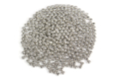 Perles rondes métallisées argentées - 1500 perles - Plastic Beads - 10doigts.fr
