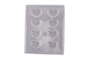 Heart-Shaped 8-Cavity Mold - Molds for plaster, soap, concrete ... - 10doigts.fr