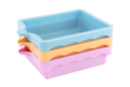Bandeja para pintura con pico vertedor - 3 unidads - Paletas y organizadores - 10doigts.fr