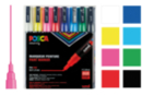 Posca PC3M fine tips - 8 vivid marker colors - Fine Tip Markers - 10doigts.fr