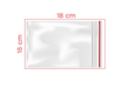 Zip Pouches 15 x 18 cm - 100 pieces - Transparent Plastic - 10doigts.fr