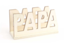 Portacorreos PAPA en madera - Regalos DIY para el Día del Padre – Para la oficina de papá 54610 - 10doigts.fr