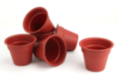 Macetas de plástico Ø 7,5 cm - 6 unidads - Plástico Opaco - 10doigts.fr