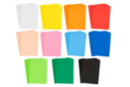 PROMO : 120 hojas de goma espuma - 10 hojas x 12 colores surtidos - Goma Espuma 51227 - 10doigts.fr