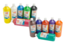 PROMO Gouache 1 liter: 12 bottles - Gouache paint 10doigts: professional quality for children 31117 - 10doigts.fr