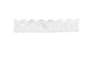 Cinta de encaje adhesiva, rollo de 1 m - Blanco - Lazos y cintas - 10doigts.fr