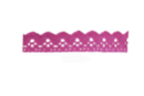 Adhesive Lace Ribbon, 1 m Roll - Fuchsia - Ribbons and Bows - 10doigts.fr