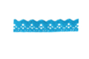 Adhesive lace ribbon, 1 m roll - Turquoise - Ribbons and Bows - 10doigts.fr