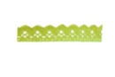 Adhesive lace ribbon, 1 m roll - Green - Ribbons and Bows - 10doigts.fr
