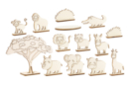 Escena en madera para montar - La jungla - Juegos y Juguetes de Madera 59438 - 10doigts.fr