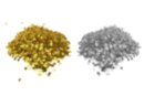 Lentejuelas estrellas Doradas y Plateadas - 2 sets (aproximadamente 16000 pcs) - Lentejuelas 51613 - 10doigts.fr