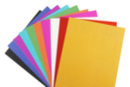 Set of 10 A4 Glittery Card Sheets, 200 GSM - Metallic, Glitter Paper - 10doigts.fr