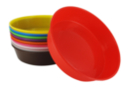 Plastic bowls, assorted colors - 10 bowls - Palettes and Storage - 10doigts.fr