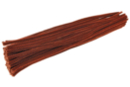 30 cm x Ø 4 mm Chenilles (100 pieces) - brown - Chenille Stems - 10doigts.fr