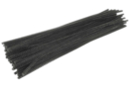 Limpiapipas 30 cm x Ø 4 mm (100 unidads) - negro - Limpiapipas 55540 - 10doigts.fr