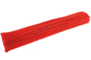 Limpiapipas 30 cm x Ø 4 mm (100 unidades ) - rojo - Limpiapipas 55534 - 10doigts.fr