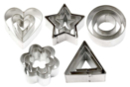 PROMO: 15 cookie cutters: circles, stars, hearts, flowers, triangles - Creative Cookie Cutters for Kids 07398 - 10doigts.fr