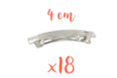 Horquillas de 4 cm x 0,6 cm - 18 unidads - Bisutería para el cabello - Soportes para Bisutería - 10doigts.fr
