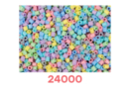 Abalorios fusibles pastel - 24000 abalorios (4 bolsas) - Abalorios para planchar 5 mm 59676 - 10doigts.fr