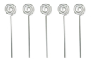 Clips de notas en espiral redondos - 5 unidads - Mosquetones 09052 - 10doigts.fr