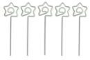Clips pensador estrella - 5 unidads - Mosquetones 03979 - 10doigts.fr