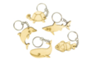 Wooden Keychains - 5 Sea Animals - Keychains 34130 - 10doigts.fr