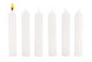 Velas de cera - 6 unidads - Ø 2 x 12 cm - Ceras Velas - 10doigts.fr