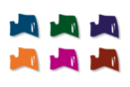 Lacquer Markers - Set of 6 Complementary Colors - Paint Markers 02987 - 10doigts.fr