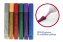 Bolígrafos de pegamento purpurina - 6 unidads - Colas efecto 3D - 10doigts.fr